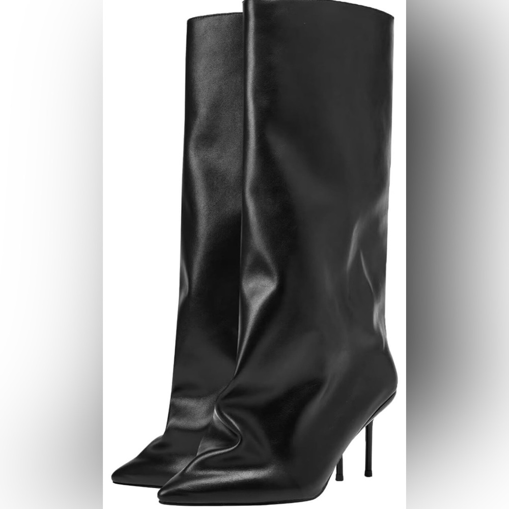 BNWT, Black Heeled Boots